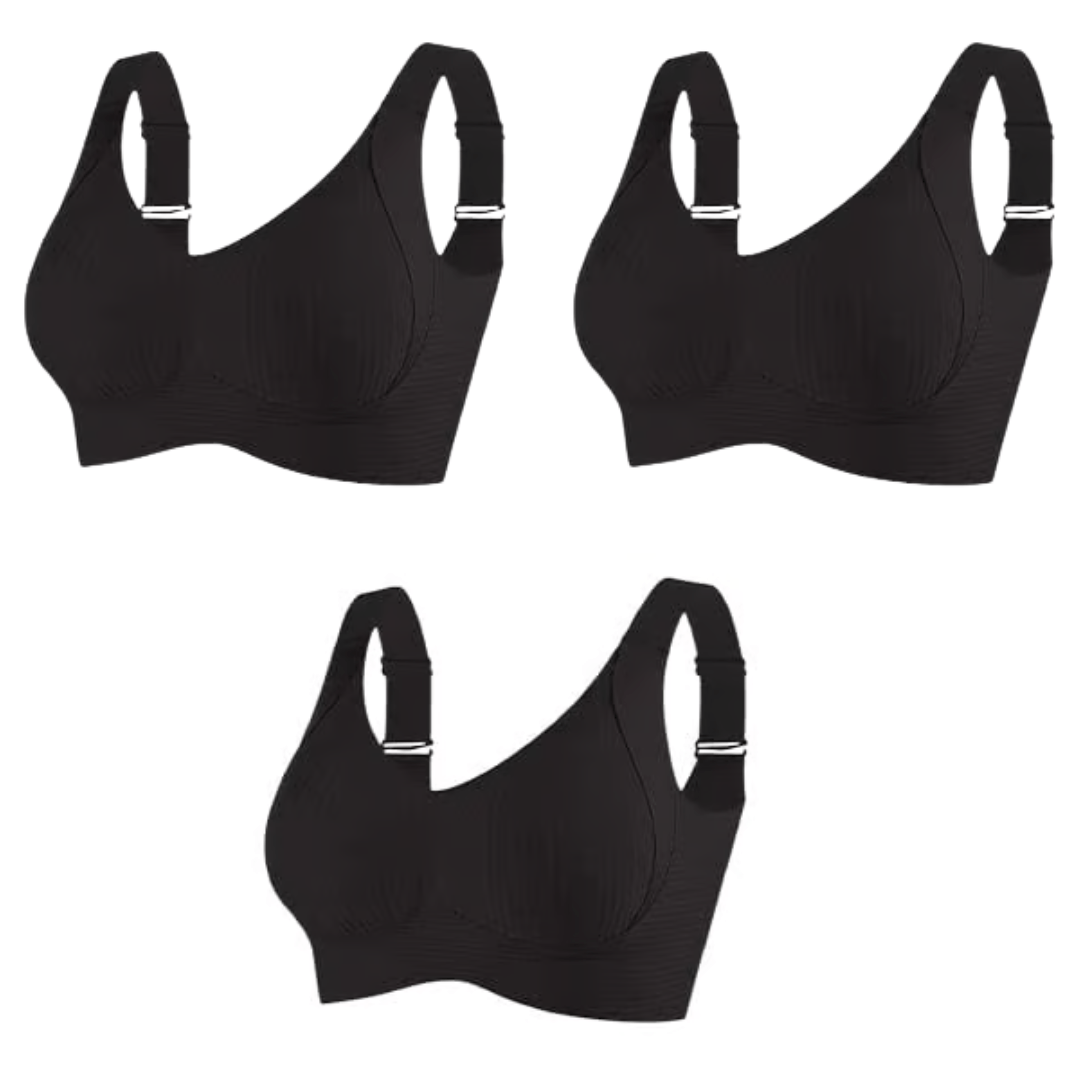 Komfortfit | 3 - Pack Push Up Bra – High Support - Komfortfit