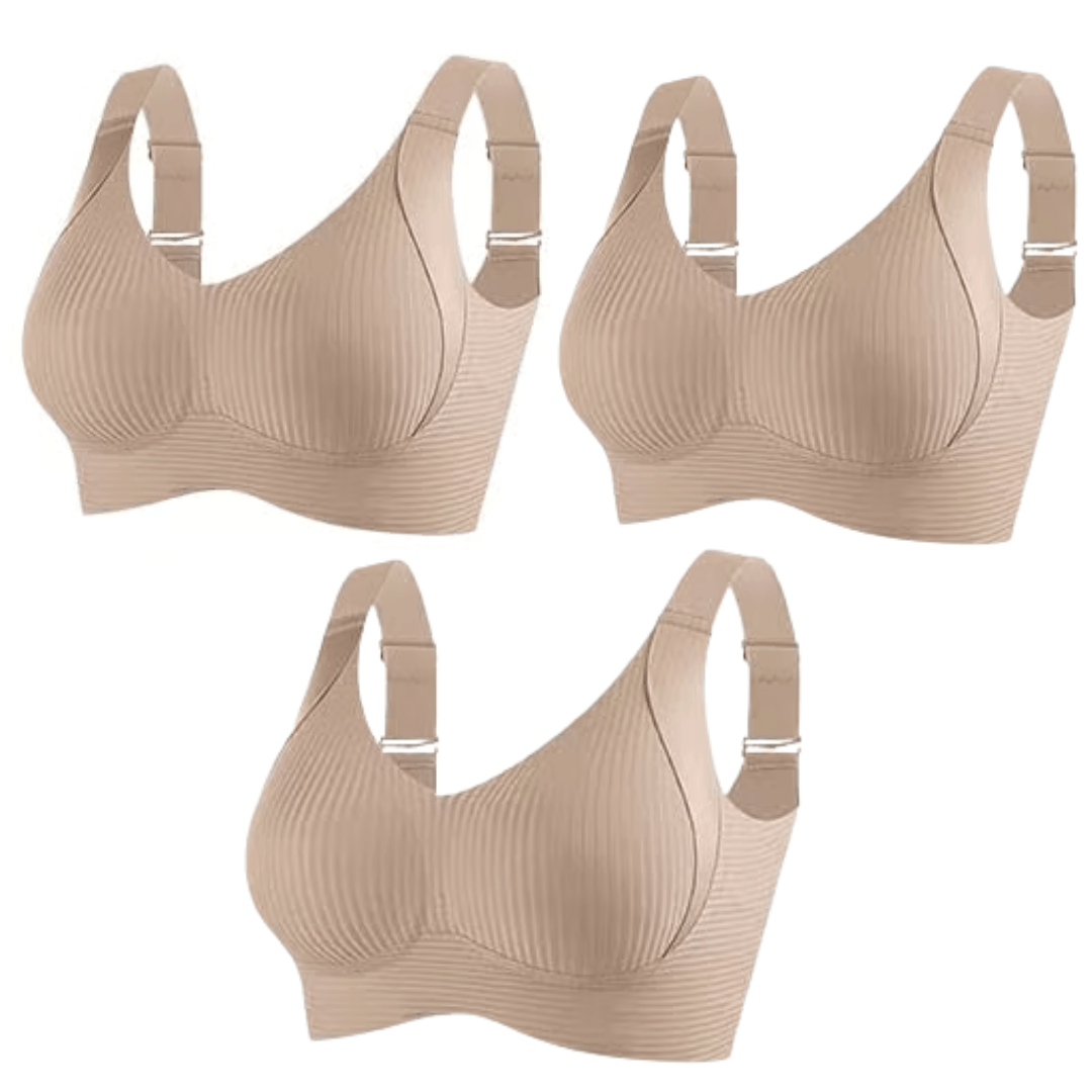 Komfortfit | 3 - Pack Push Up Bra – High Support - Komfortfit