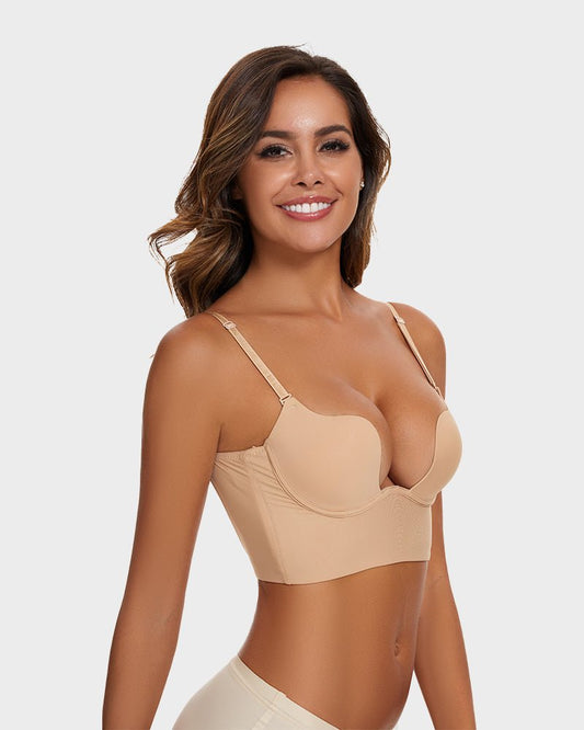 Low Cut U - Shaped Backless Bra - Komfortfit